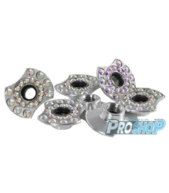 Ecrou Strassé Super Silver Cosmo, Kit De 8