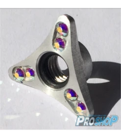 Ecrou Strassé Comet Silver Nuts, Kit De 8.