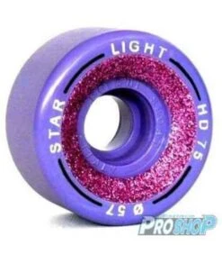 Roues Boiani Star Light GLITTER 57 Mm HD75 VIOLET